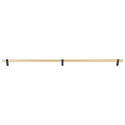 Emtek - Select Bar Appliance Pull 36 Inch C-C, Rectangular Bar Stem, Knurled Bar