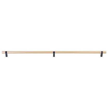 Emtek - Select Bar Appliance Pull 36 Inch C-C, Rectangular Bar Stem, Smooth Bar