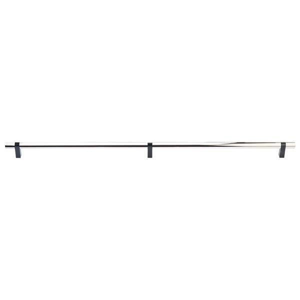 Emtek - Select Bar Appliance Pull 36 Inch C-C, Rectangular Bar Stem, Smooth Bar