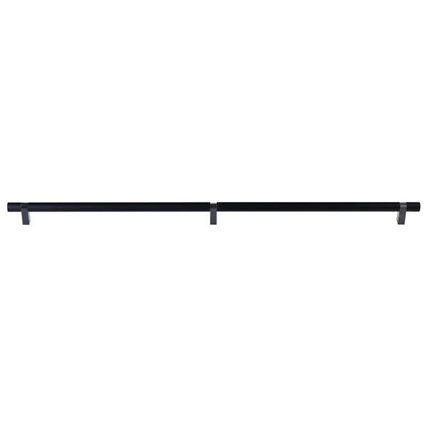 Emtek - Select Bar Appliance Pull 36 Inch C-C, Rectangular Bar Stem, Smooth Bar