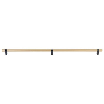 Emtek - Select Bar Appliance Pull 36 Inch C-C, Rectangular Bar Stem, Smooth Bar