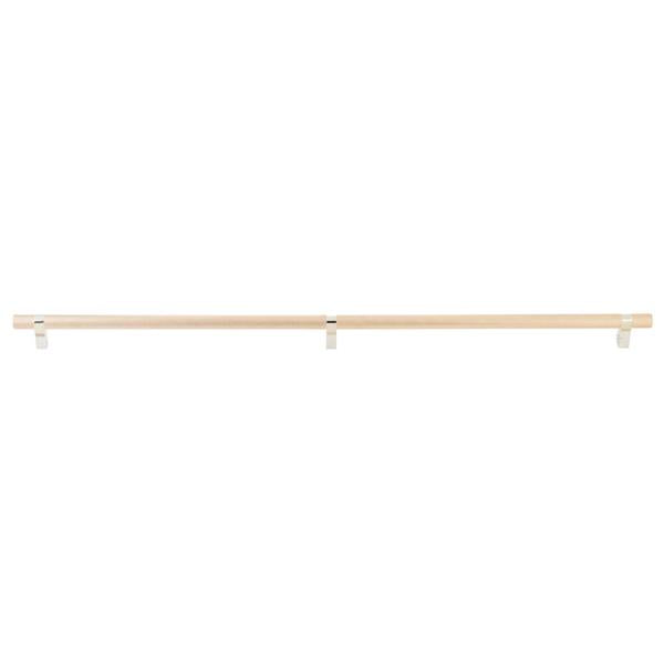 Emtek - Select Bar Appliance Pull 36 Inch C-C, Rectangular Bar Stem, Knurled Bar