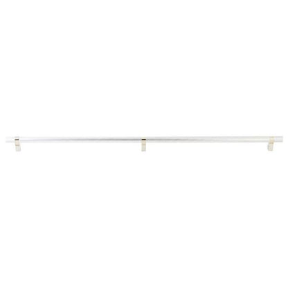 Emtek - Select Bar Appliance Pull 36 Inch C-C, Rectangular Bar Stem, Knurled Bar