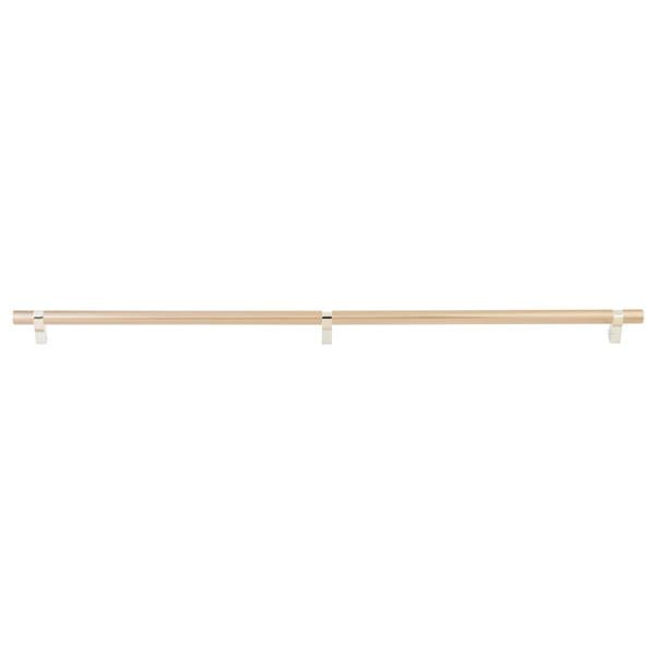 Emtek - Select Bar Appliance Pull 36 Inch C-C, Rectangular Bar Stem, Smooth Bar
