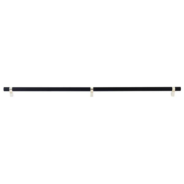 Emtek - Select Bar Appliance Pull 36 Inch C-C, Rectangular Bar Stem, Smooth Bar