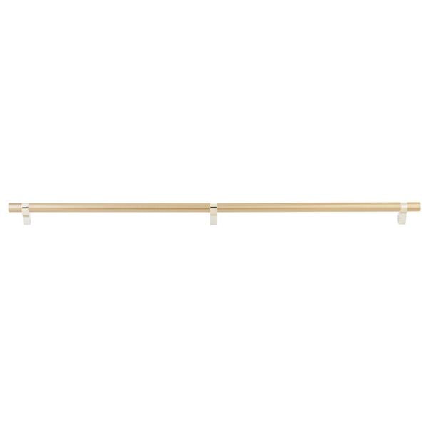 Emtek - Select Bar Appliance Pull 36 Inch C-C, Rectangular Bar Stem, Smooth Bar