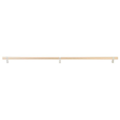 Emtek - Select Bar Appliance Pull 36 Inch C-C, Rectangular Bar Stem, Knurled Bar