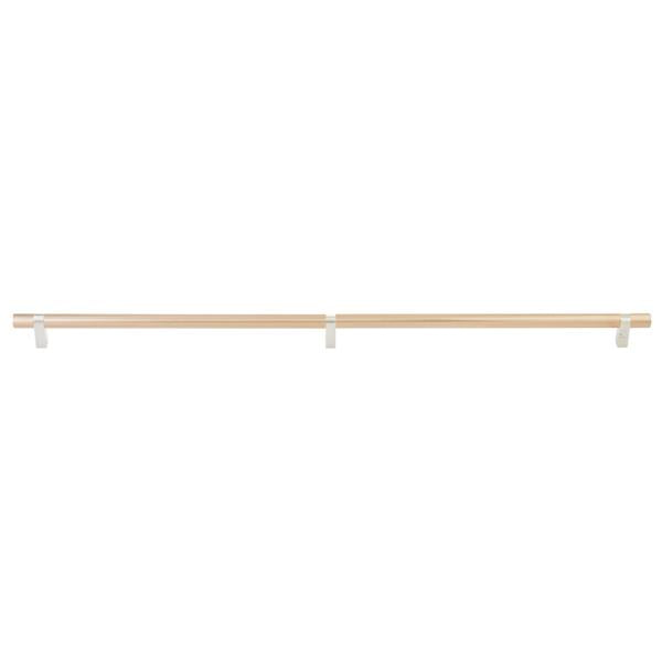 Emtek - Select Bar Appliance Pull 36 Inch C-C, Rectangular Bar Stem, Smooth Bar