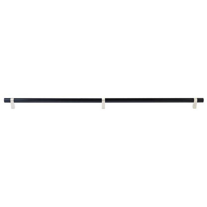 Emtek - Select Bar Appliance Pull 36 Inch C-C, Rectangular Bar Stem, Smooth Bar