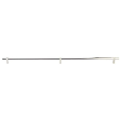Emtek - Select Bar Appliance Pull 36 Inch C-C, Rectangular Bar Stem, Smooth Bar