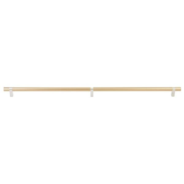 Emtek - Select Bar Appliance Pull 36 Inch C-C, Rectangular Bar Stem, Smooth Bar
