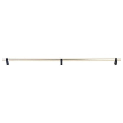 Emtek - Select Bar Appliance Pull 36 Inch C-C, Rectangular Bar Stem, Knurled Bar