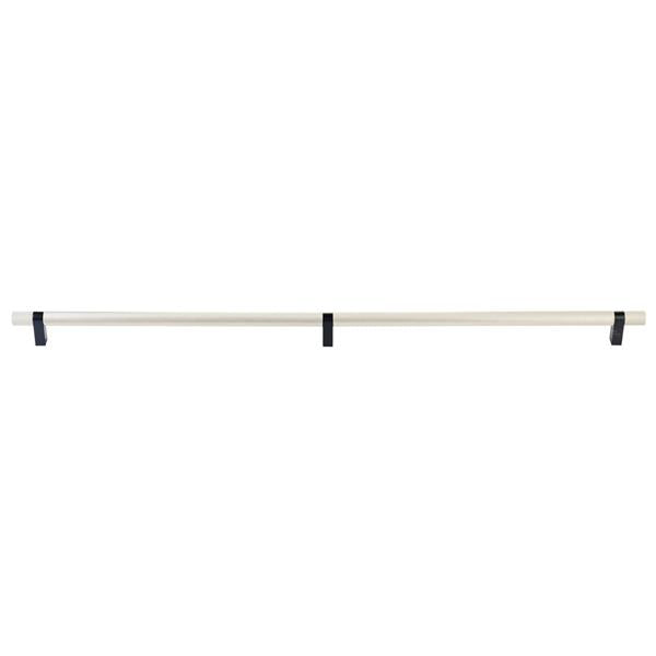 Emtek - Select Bar Appliance Pull 36 Inch C-C, Rectangular Bar Stem, Knurled Bar