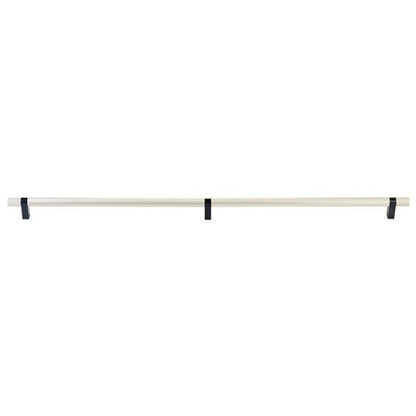 Emtek - Select Bar Appliance Pull 36 Inch C-C, Rectangular Bar Stem, Knurled Bar