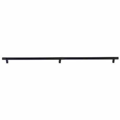 Emtek - Select Bar Appliance Pull 36 Inch C-C, Rectangular Bar Stem, Knurled Bar