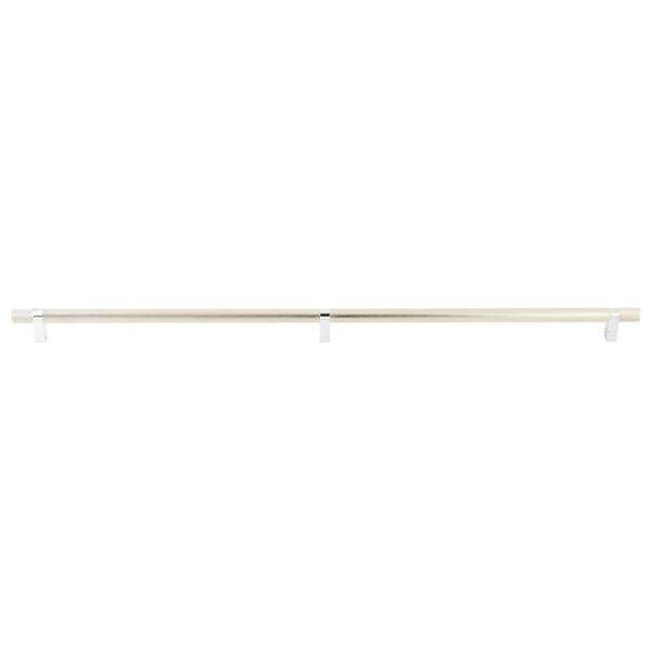 Emtek - Select Bar Appliance Pull 36 Inch C-C, Rectangular Bar Stem, Knurled Bar