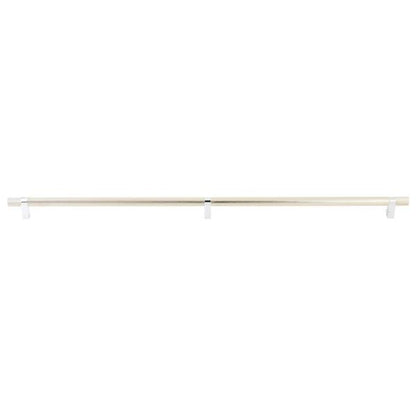 Emtek - Select Bar Appliance Pull 36 Inch C-C, Rectangular Bar Stem, Knurled Bar