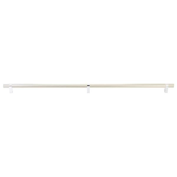 Emtek - Select Bar Appliance Pull 36 Inch C-C, Rectangular Bar Stem, Knurled Bar