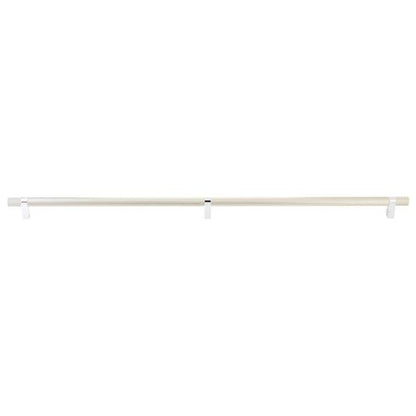 Emtek - Select Bar Appliance Pull 36 Inch C-C, Rectangular Bar Stem, Knurled Bar