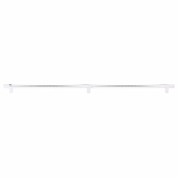 Emtek - Select Bar Appliance Pull 36 Inch C-C, Rectangular Bar Stem, Knurled Bar