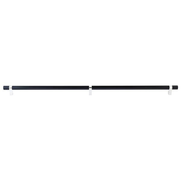 Emtek - Select Bar Appliance Pull 36 Inch C-C, Rectangular Bar Stem, Smooth Bar