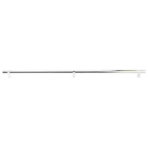 Emtek - Select Bar Appliance Pull 36 Inch C-C, Rectangular Bar Stem, Smooth Bar