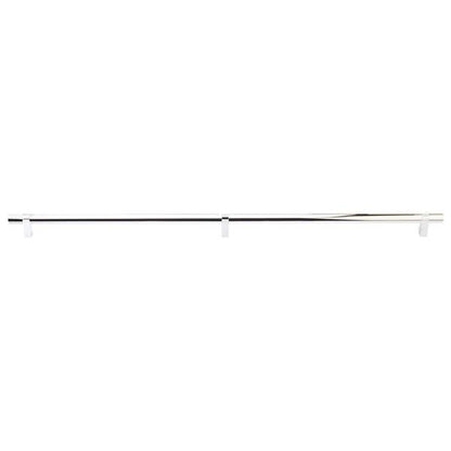 Emtek - Select Bar Appliance Pull 36 Inch C-C, Rectangular Bar Stem, Smooth Bar