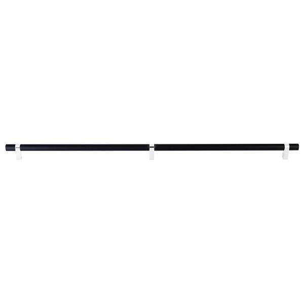 Emtek - Select Bar Appliance Pull 36 Inch C-C, Rectangular Bar Stem, Smooth Bar