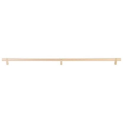 Emtek - Select Bar Appliance Pull 36 Inch C-C, Rectangular Bar Stem, Knurled Bar