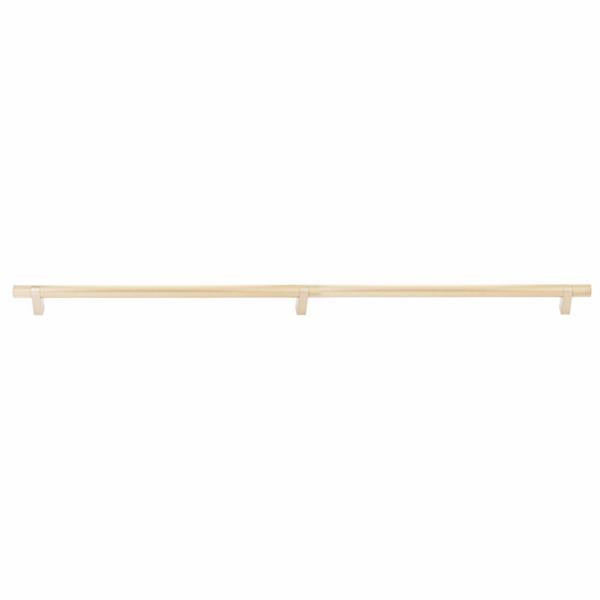Emtek - Select Bar Appliance Pull 36 Inch C-C, Rectangular Bar Stem, Knurled Bar
