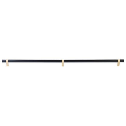 Emtek - Select Bar Appliance Pull 36 Inch C-C, Rectangular Bar Stem, Smooth Bar