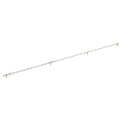 Emtek - Select Bar Appliance Pull 54 Inch C-C, Rectangular Bar Stem, Smooth Bar