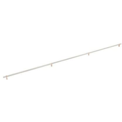 Emtek - Select Bar Appliance Pull 54 Inch C-C, Rectangular Bar Stem, Smooth Bar
