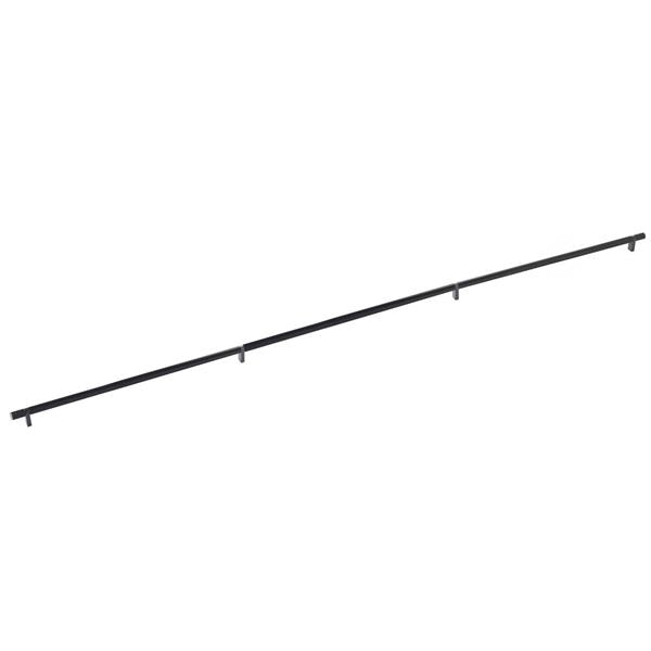 Emtek - Select Bar Appliance Pull 54 Inch C-C, Rectangular Bar Stem, Knurled Bar