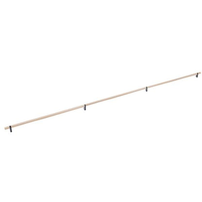 Emtek - Select Bar Appliance Pull 54 Inch C-C, Rectangular Bar Stem, Smooth Bar