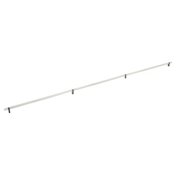 Emtek - Select Bar Appliance Pull 54 Inch C-C, Rectangular Bar Stem, Smooth Bar