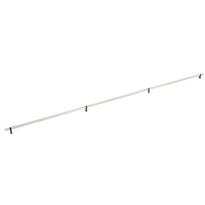 Emtek - Select Bar Appliance Pull 54 Inch C-C, Rectangular Bar Stem, Smooth Bar