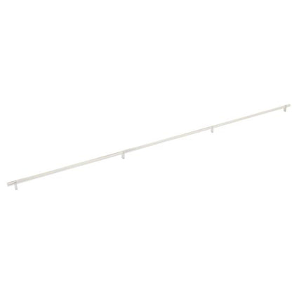 Emtek - Select Bar Appliance Pull 54 Inch C-C, Rectangular Bar Stem, Knurled Bar