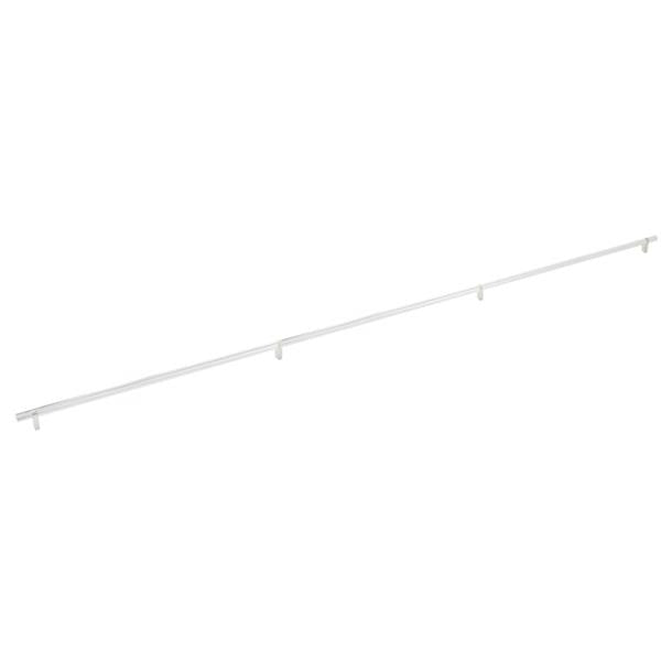 Emtek - Select Bar Appliance Pull 54 Inch C-C, Rectangular Bar Stem, Knurled Bar