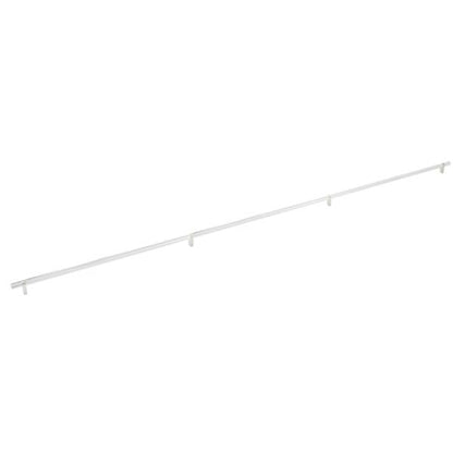Emtek - Select Bar Appliance Pull 54 Inch C-C, Rectangular Bar Stem, Knurled Bar