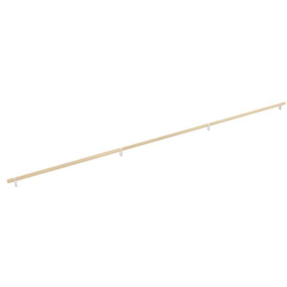 Emtek - Select Bar Appliance Pull 54 Inch C-C, Rectangular Bar Stem, Knurled Bar