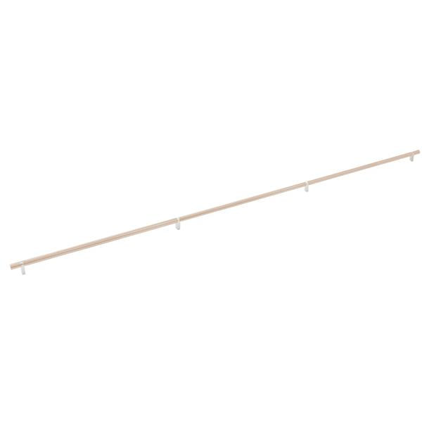 Emtek - Select Bar Appliance Pull 54 Inch C-C, Rectangular Bar Stem, Smooth Bar