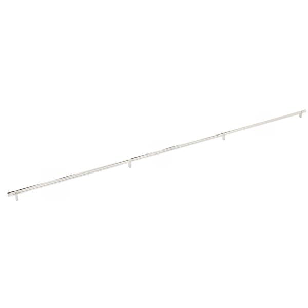 Emtek - Select Bar Appliance Pull 54 Inch C-C, Rectangular Bar Stem, Smooth Bar