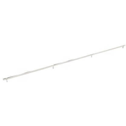 Emtek - Select Bar Appliance Pull 54 Inch C-C, Rectangular Bar Stem, Smooth Bar