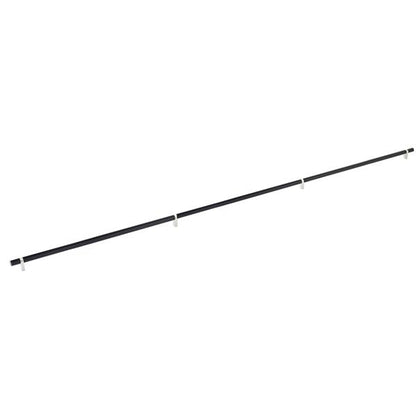 Emtek - Select Bar Appliance Pull 54 Inch C-C, Rectangular Bar Stem, Smooth Bar
