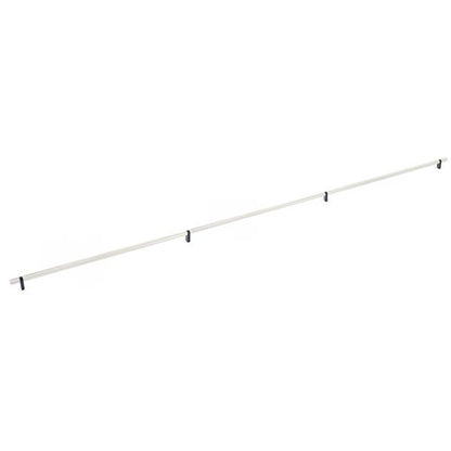 Emtek - Select Bar Appliance Pull 54 Inch C-C, Rectangular Bar Stem, Knurled Bar