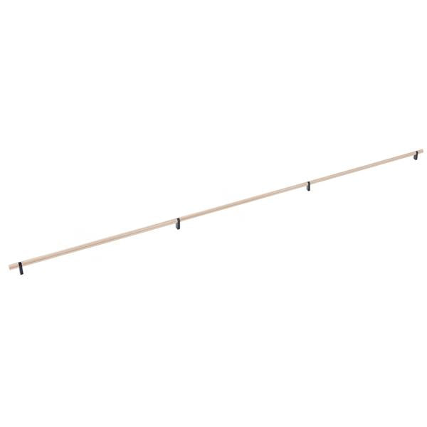 Emtek - Select Bar Appliance Pull 54 Inch C-C, Rectangular Bar Stem, Smooth Bar