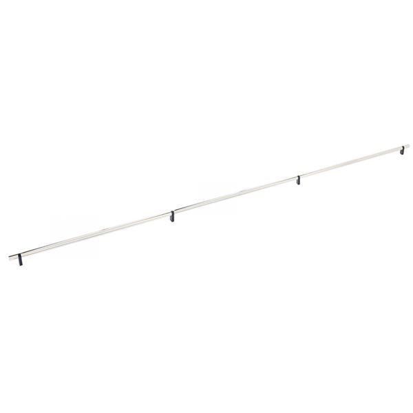 Emtek - Select Bar Appliance Pull 54 Inch C-C, Rectangular Bar Stem, Smooth Bar