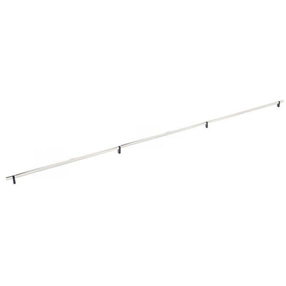 Emtek - Select Bar Appliance Pull 54 Inch C-C, Rectangular Bar Stem, Smooth Bar