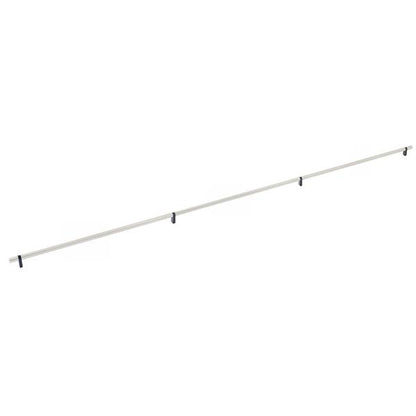 Emtek - Select Bar Appliance Pull 54 Inch C-C, Rectangular Bar Stem, Smooth Bar